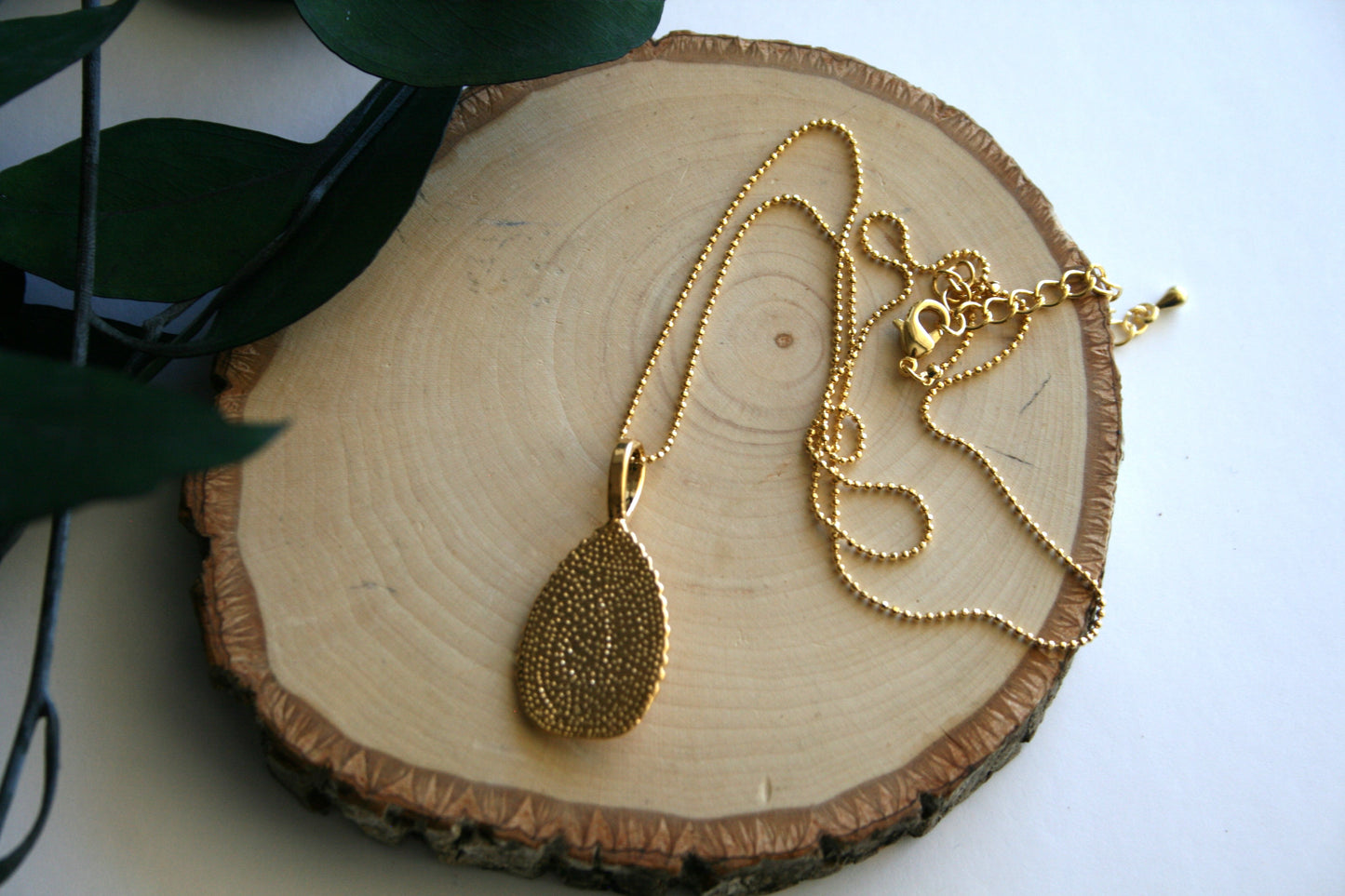 Gold Our Lady of Guadalupe Shroud Necklace