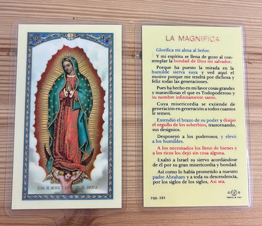 Tarjeta de Oración La Magnífica