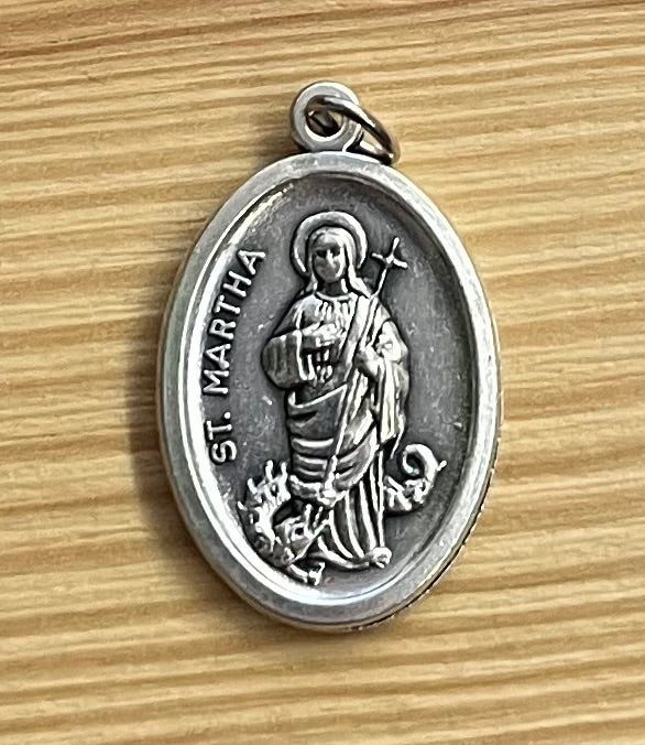 St. Martha Third Class Relic Medal