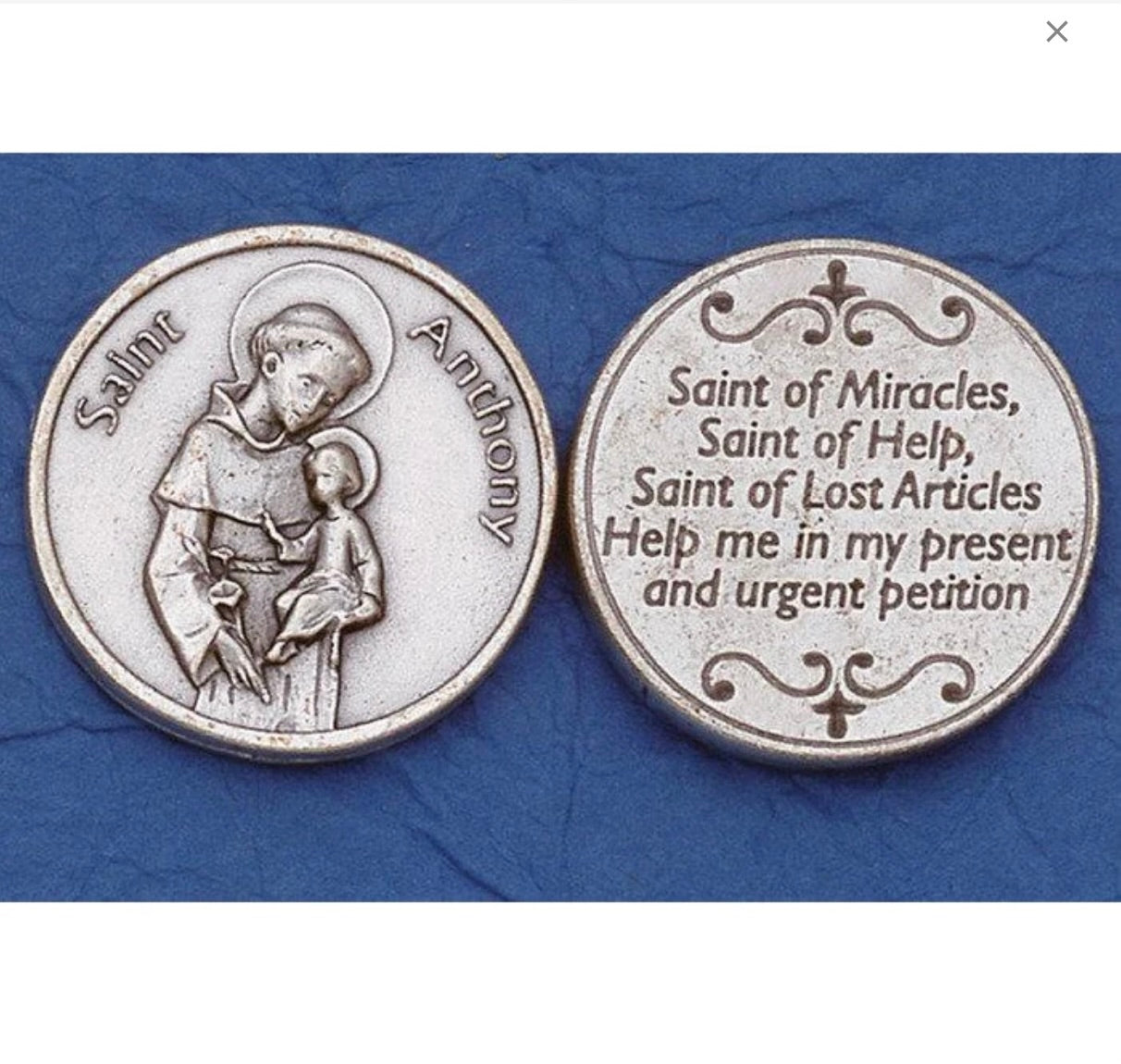 St. Anthony Italian Pocket Coin – A Symbol of Faith and Guidance