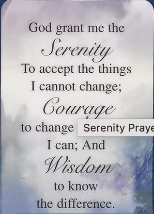 Serenity Prayer Card – A Daily Source of Strength and Peace