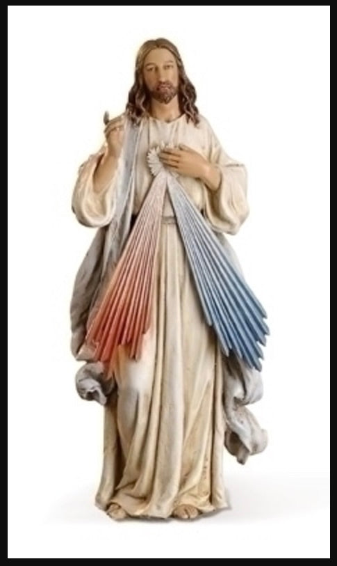 DIVINE MERCY Desktop Statue - 9.5 inches