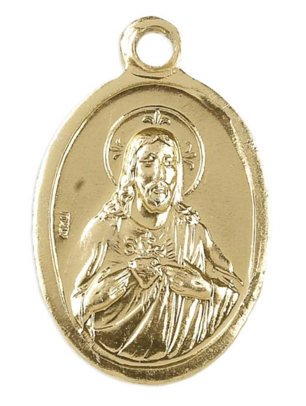 Gold Aluminum Scapular Medal – A Symbol of Devotion and Protection