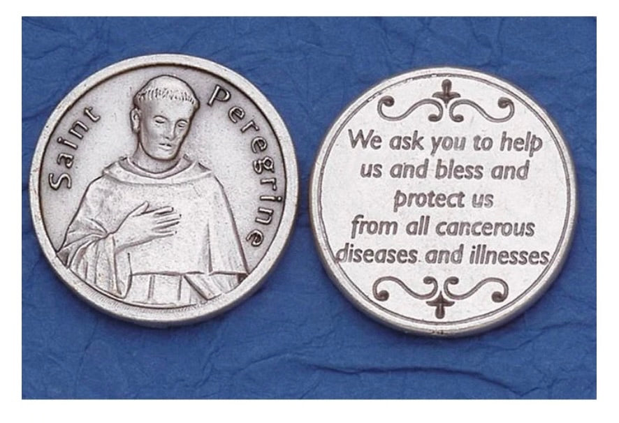 St. Peregrine Pocket Coin – A Token of Healing and Hope