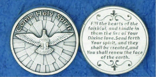 Come Holy Spirit, Fill The Hearts of The Faithful - Italian Pocket Coin