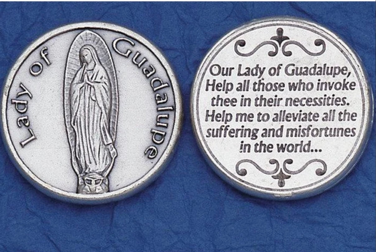 Our Lady of Guadalupe Italian Pocket Coin