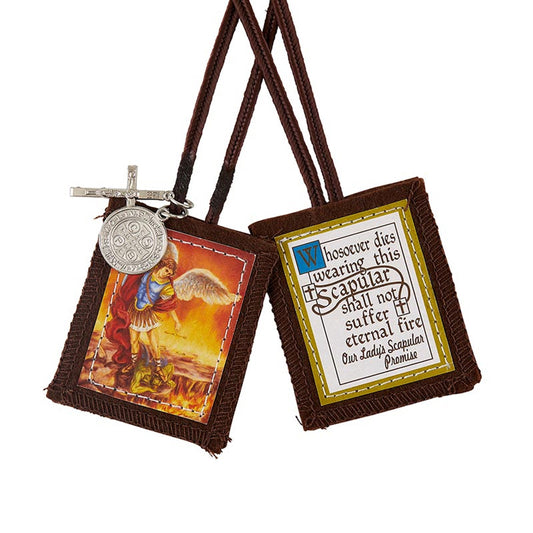 St. Michael Scapular with Medal