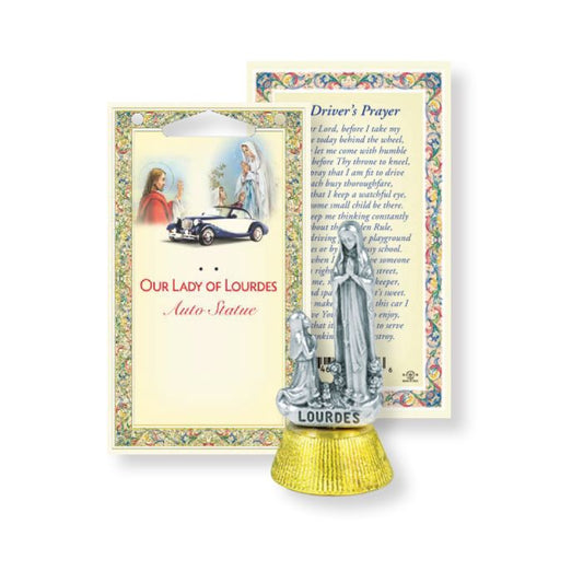 2 1/2" Our Lady of Lourdes Car Statue