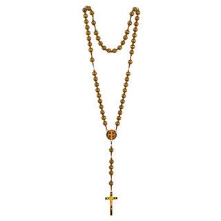 St. Benedict Cord Wall Rosary – A Bold Symbol of Faith and Protection - Large 20 mm Beads and Rosary is 43 inches long