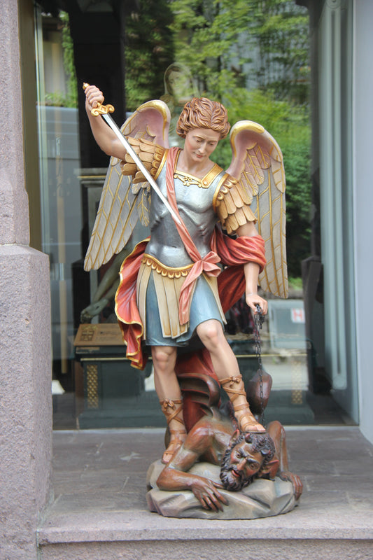 Handcrafted St. Michael the Archangel Statue (Custom Pricing)