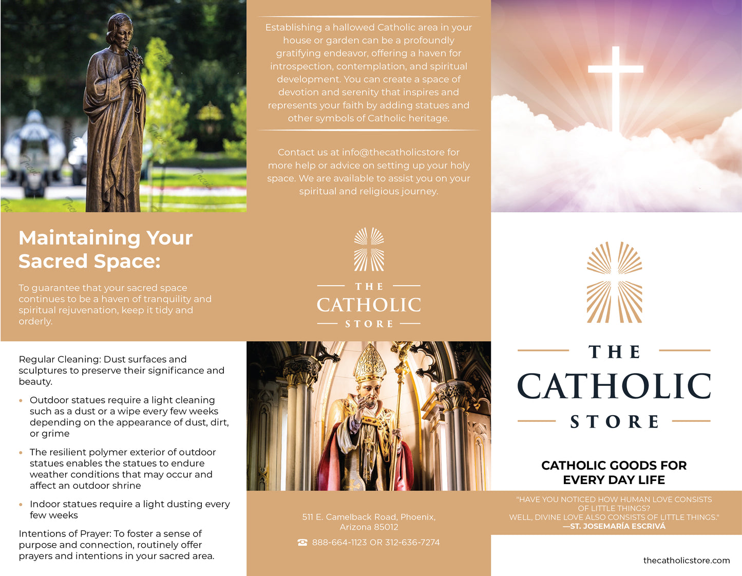 Create an Authentic Catholic Sacred Space in Your Home or Office - Call (312) 636-7274 For An Appointment