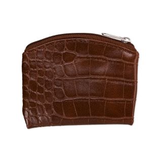 Brown Crocodile Leather Rosary Case