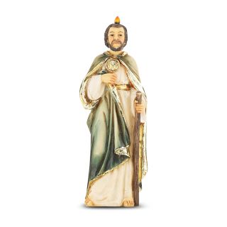 4" Saint Jude Statue – Cold Cast Resin, Hand-Painted, in Deluxe Window Box