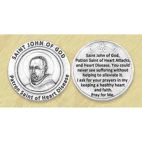 Catholic Tokens Saint John of God Italian Token Pocket Coin – The Catholic Store