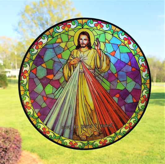 Divine Mercy Suncatcher