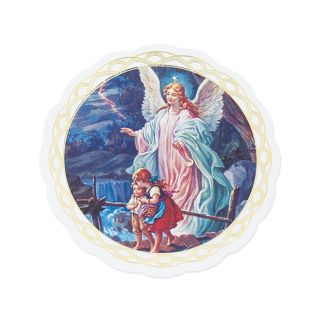 3" Guardian Angel Auto Window Sticker – A Symbol of Protection on the Road