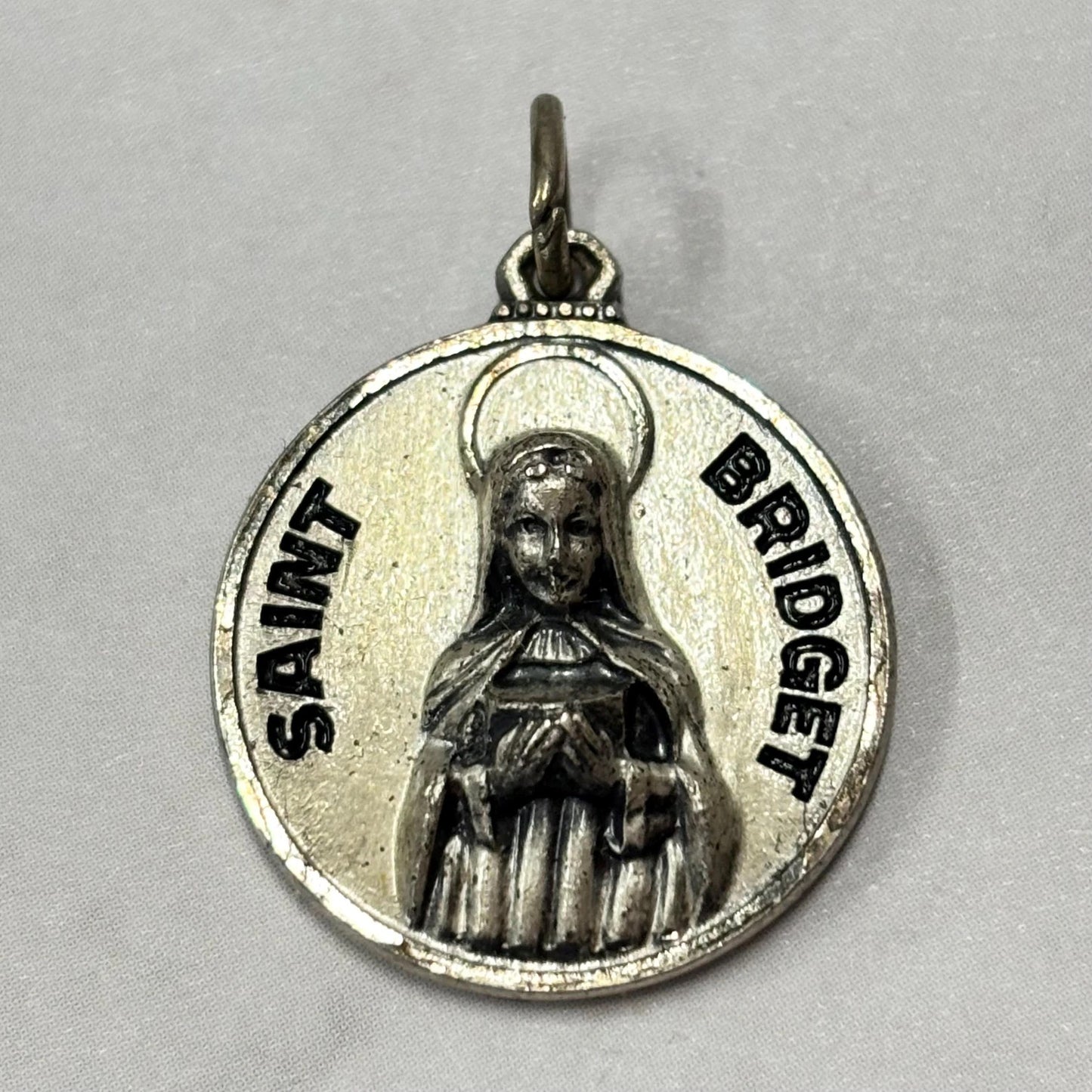 St. Bridget Medal Pendant with Chain