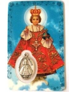 Infant Jesus of Prague Prayer Card