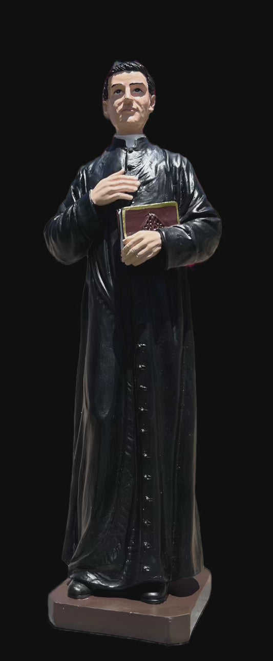 Blessed Michael McGivney Desktop Statue – Founder of the Knights of Columbus - 11.5 inches tall