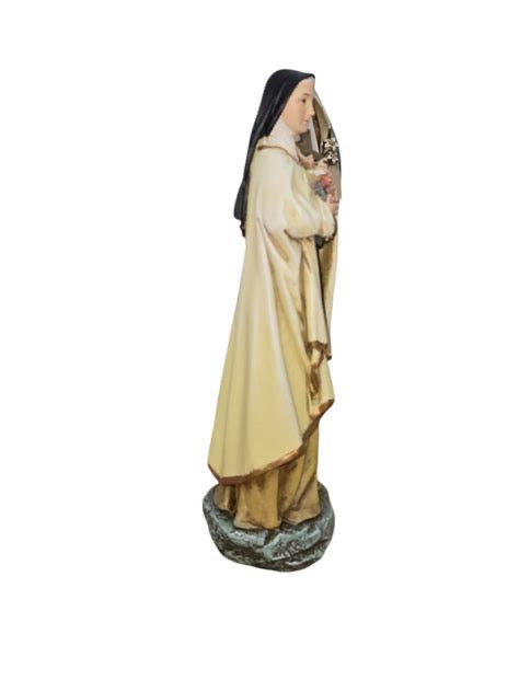 10" St. Thérèse of Lisieux Desktop Statue – Renaissance Collection