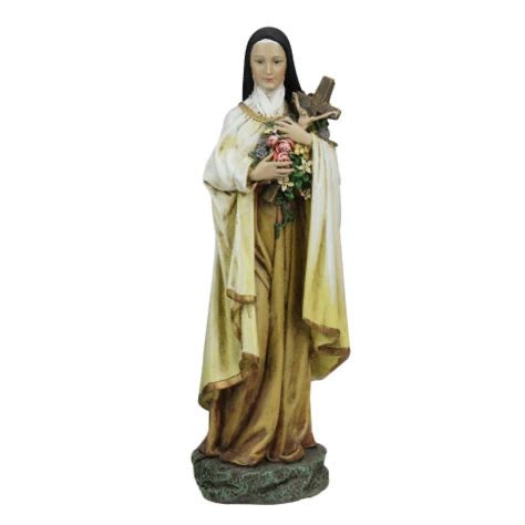 10" St. Thérèse of Lisieux Desktop Statue – Renaissance Collection