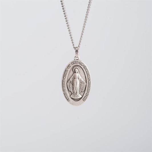 Miraculous Medal with 18” chain