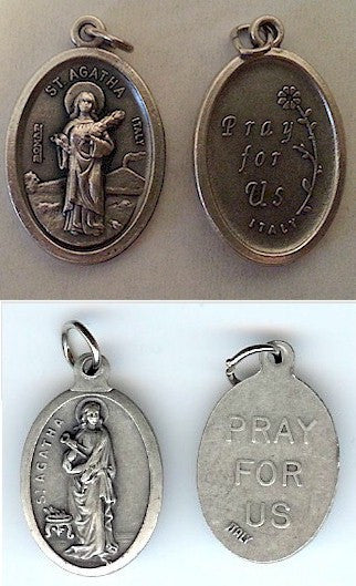 St. Agatha  Medal - Discount Catholic Store