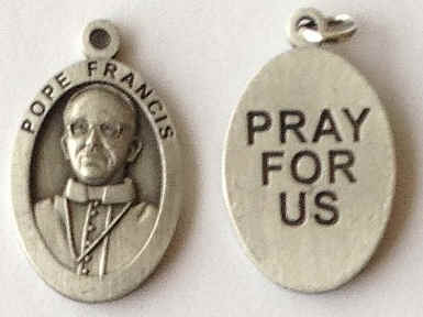 Pope Francis Pewter Medal