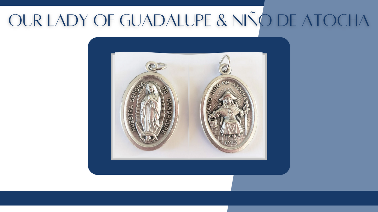 Our Lady of Guadalupe/Nino de Atocha Medal