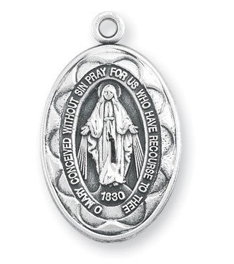 Sterling Silver Miraculous Medal
