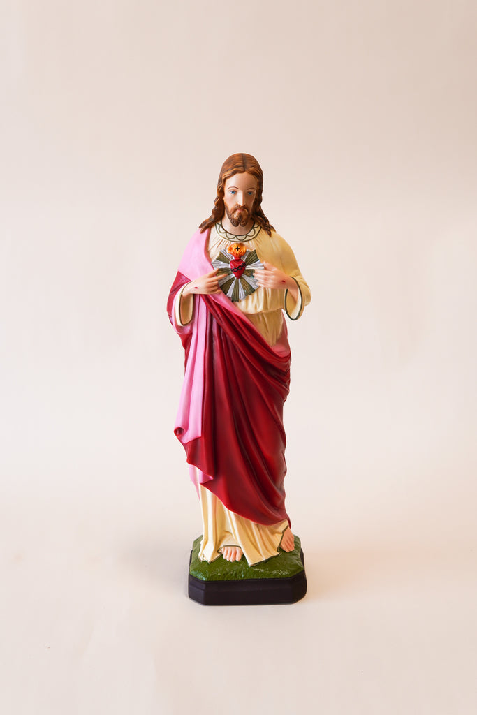 24" Sacred Heart of Jesus Elegant Statue