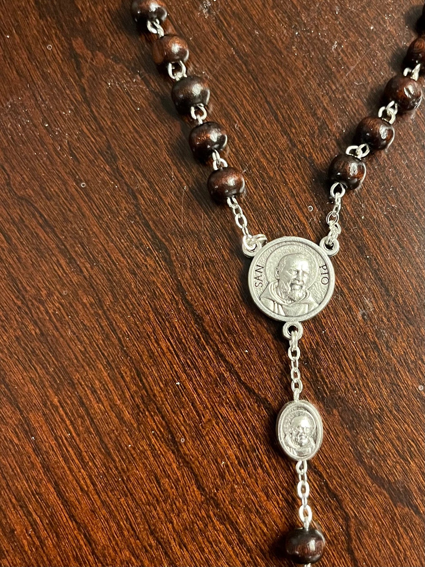 St. Padre Pio Relic Rosary
