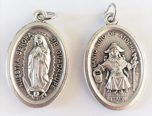 Our Lady of Guadalupe/Nino de Atocha Medal