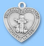 St. Francis Pet Medal - Protect My Pet